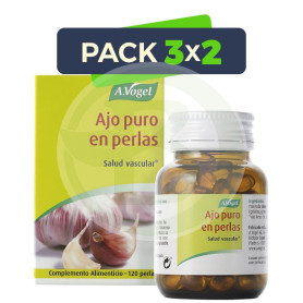 Pack 3x2 Ajo Puro Vogel 120 Perlas