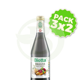 Pack 3x2 Biotta Breuss Vogel 500Ml.