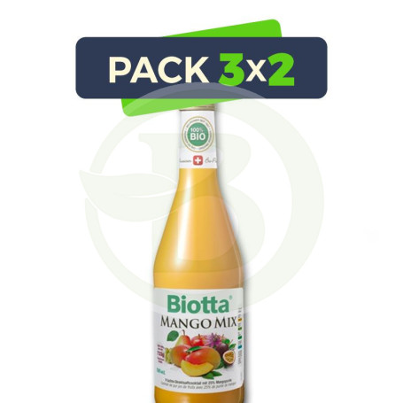 Pack 3x2 Biotta Jugo de Mango Mix Vogel 500Ml.