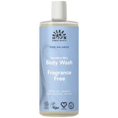 Gel douche sans parfum Urtekram pour peaux sensibles 500 ml