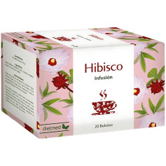 Infusion d&#39;hibiscus (fleur de Jamaïque) 20 sachets Dietmed