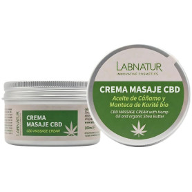 Crème de massage au CBD Labnatur Bio 100 ml