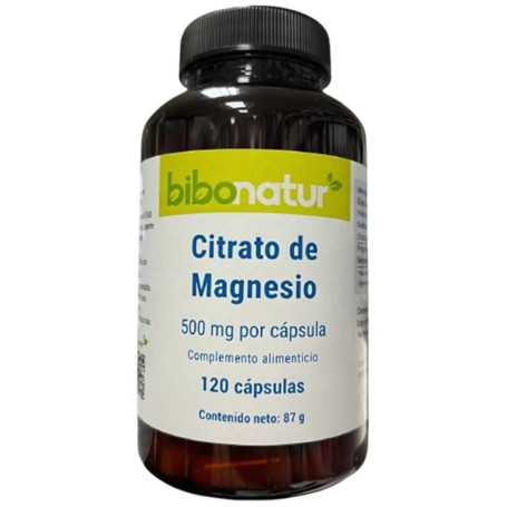 Citrate de Magnésium 120 Gélules Bibonatur