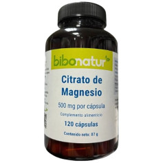 Citrate de Magnésium 120 Gélules Bibonatur
