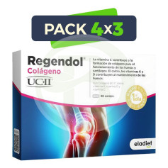 Pack 4x3 Regendol UCII 30 Comprimés Eladiet