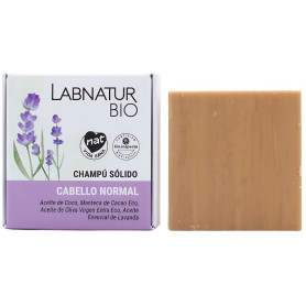 Shampoing solide bio pour cheveux normaux Labnatur 75 g