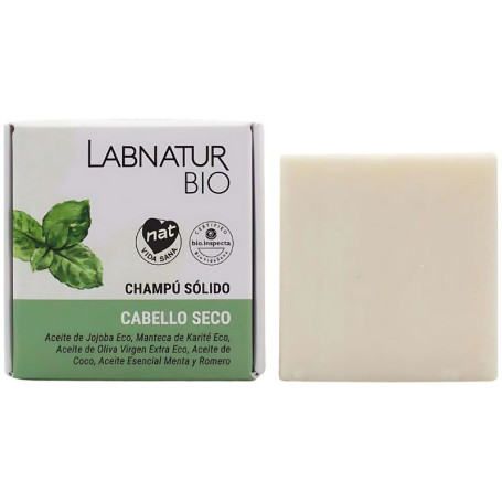 Shampoing solide bio cheveux secs Labnatur 75 g
