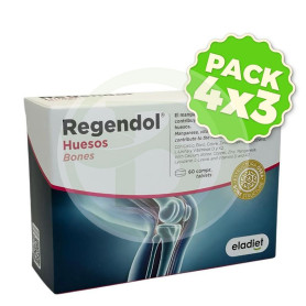 Pack 4x3 Regendol Huesos 60 Comprimidos Eladiet