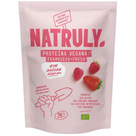 Protéines végétaliennes à la fraise et à la framboise 350 g Natruly