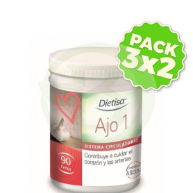 Pack 3x2 Ajo 1 90 Perlas Dietisa