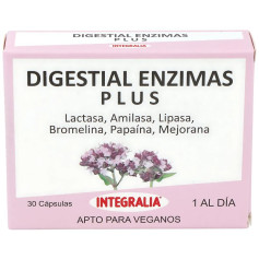 Enzymes digestives Plus 30 capsules Integralia
