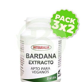 Pack 3x2 Extracto De Bardana 60 Cápsulas Integralia
