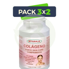 Pack 3x2 Collagen Forte Skin Care 120 Comprimés Integralia