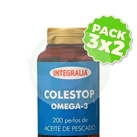 Pack 3x2 Colestop Omega 3 200 Perlas Integralia