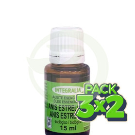 Pack 3x2 Aceite Esencial De Anís Estrellado Eco 15Ml Integralia