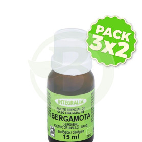 Pack 3x2 Aceite Esencial De Bergamota Eco 15Ml Integralia