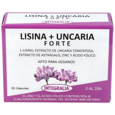 Lysine + Uncaria Forte 60 Gélules Integralia