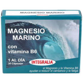 Magnésium marin avec vitamine B6 30 capsules Integralia
