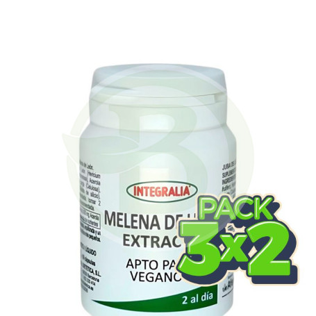 Pack 3x2 Extracto De Melena De León 60 Cápsulas Integralia