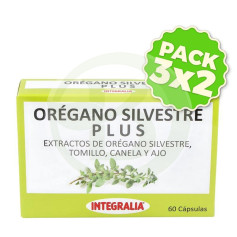 Pack 3x2 Origan Sauvage Plus 60 Capsules Integralia