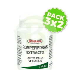 Pack 3x2 Extracto De Rompepiedra 60 Cápsulas Integralia
