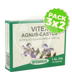 Pack 3x2 Vitex Agnus Castus 30 Gélules Integralia