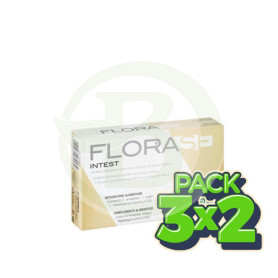 Pack 3x2 Florase Intest 40 Cápsulas Santiveri