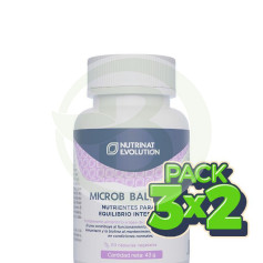 Pack 3x2 Microb Balance 60 Gélules Nutrinat Evolution