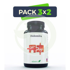 Pack 3x2 Dolomita 800 Mg 100 Comp Ebers