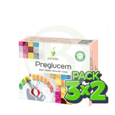 Pack 3x2 Preglucem 60 Gélules Nova Diet