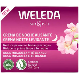 Weleda Crème de Nuit Lissante Rose Musquée et Thé Blanc 40 ml