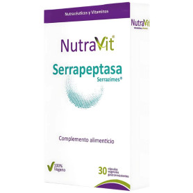 Serrapeptase Serrazime 30 Gélules Nutravit
