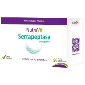 Serrapeptase Serrazime 90 Gélules Nutravit