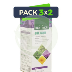 Pack 3x2 Sirop Bilixir 240Ml. Santiveri