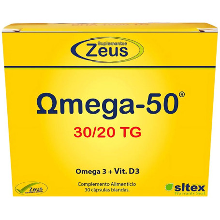 Oméga-50 30/20 Tg 30 gélules Zeus