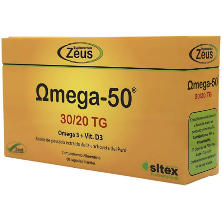 Oméga-50 30/20 Tg 60 gélules Zeus