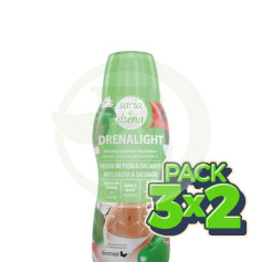 Pack 3x2 Drenalight Sacia &amp; Drena 600 ml Dietmed