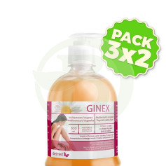 Pack 3x2 Ginex Jabón Íntimo Líquido 300Ml Dietmed