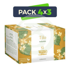 Pack 4x3 Infusión Tilo 20 Bolsitas Dietmed