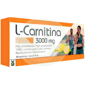 L-Carnitine 3 000 mg. 20 fioles de Tégor