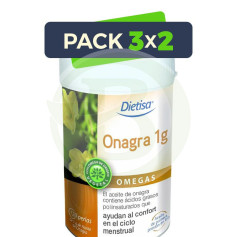 Pack 3x2 Onagre 1000Mg 120 Perles Dietisa