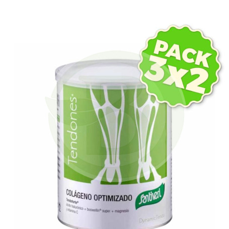 Pack 3x2 Dynamictendo Colágeno Polvo 230Gr. Santiveri