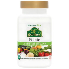 Folate de jardin 60 capsules Natures Plus