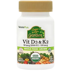 Jardin Vitamine D3+K2 60 Gélules Natures Plus