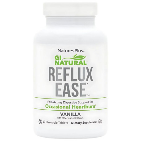 Gi Natural Reflux Ease 60 comprimés à croquer Natures Plus
