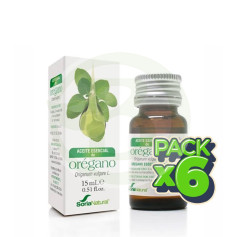 Lot de 6 huiles essentielles d&#39;origan Soria Natural
