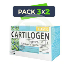 Pack 3x2 Cartilogen Elastic 20 Ampoules Dietmed