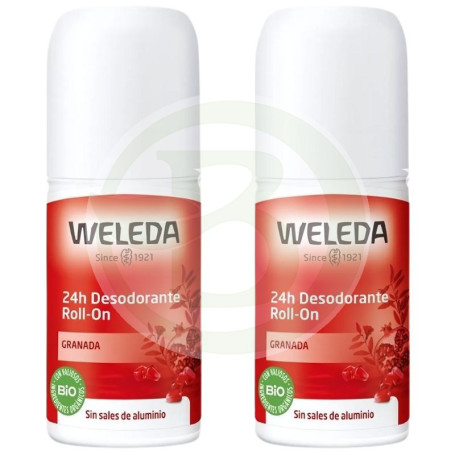 Déodorant roll-on Duplo Grenade 50% Weleda