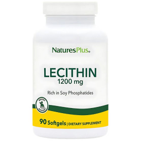 Lécithine de soja 1200 mg, 90 perles Natures Plus