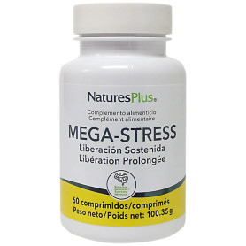 Méga-Stress à libération prolongée 60 comprimés Natures Plus